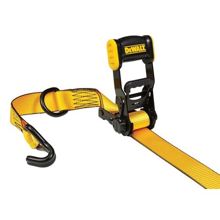 Dewalt 16' x 1.5 in Ratchet Straps, 3300 lb, 2PK DXBC33002